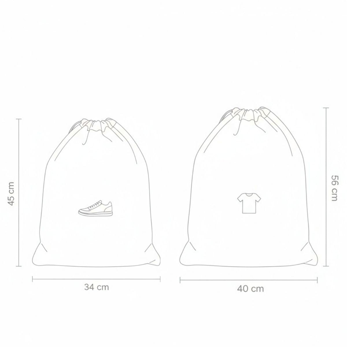 Pyykki- ja kenkäpussit